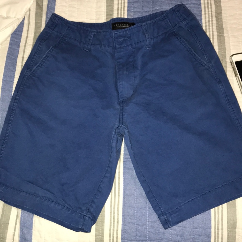 Aeropostale Blue Chino Shorts